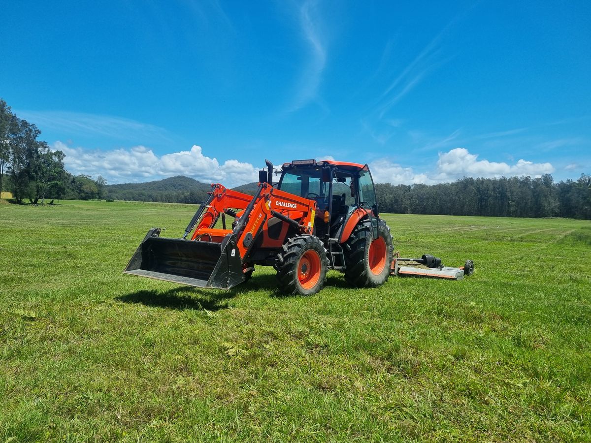 Tractor in the paddock