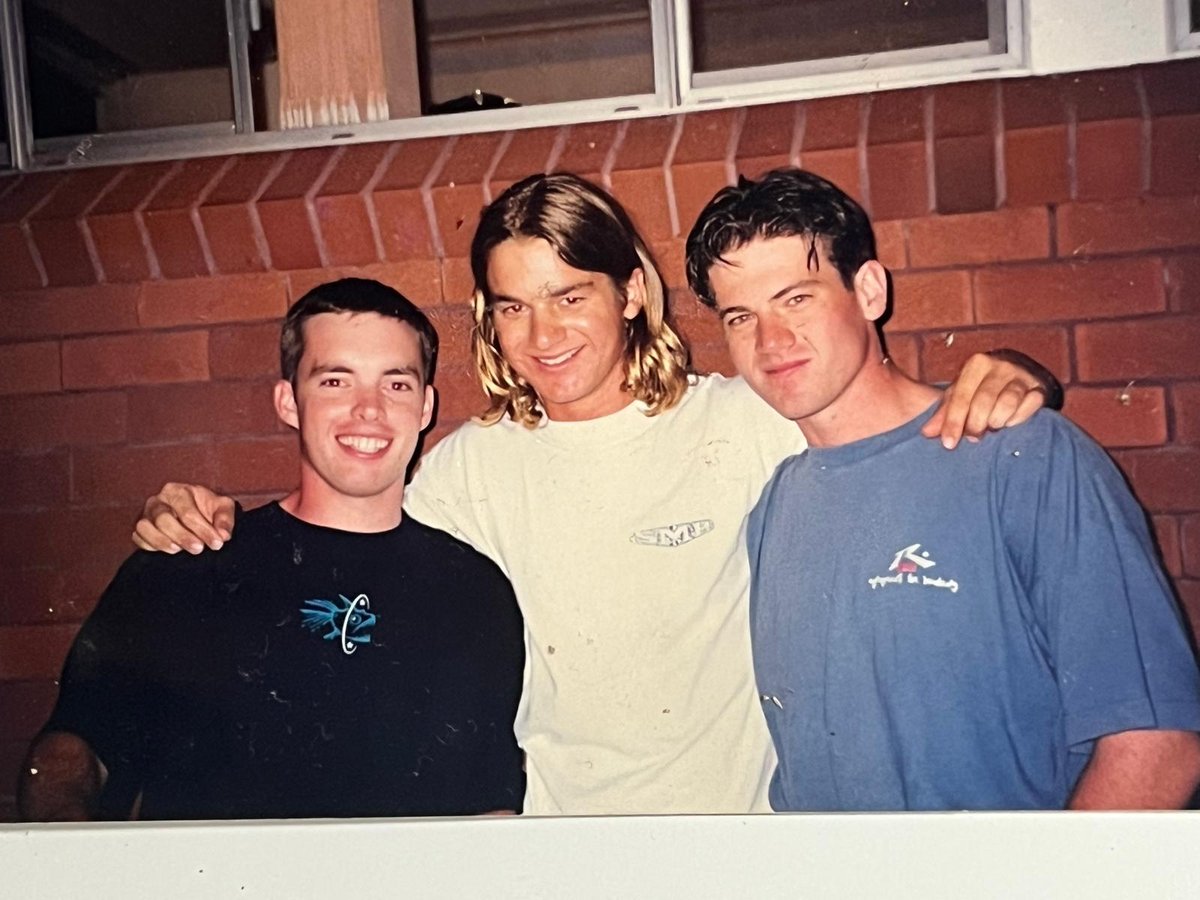 Jono, Pete and Dan as teenagers